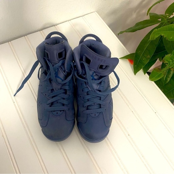 JORDAN AIR 6 VI RETRO SNEAKERS DIFFUSED BLUE “JIMMY BUTLER” BOYS SIZE 4Y W/5.5 - Picture 3 of 9